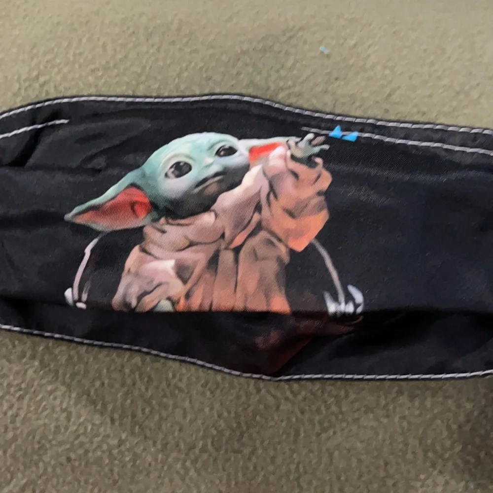 New set/2 Baby Yoda adjustable face masks